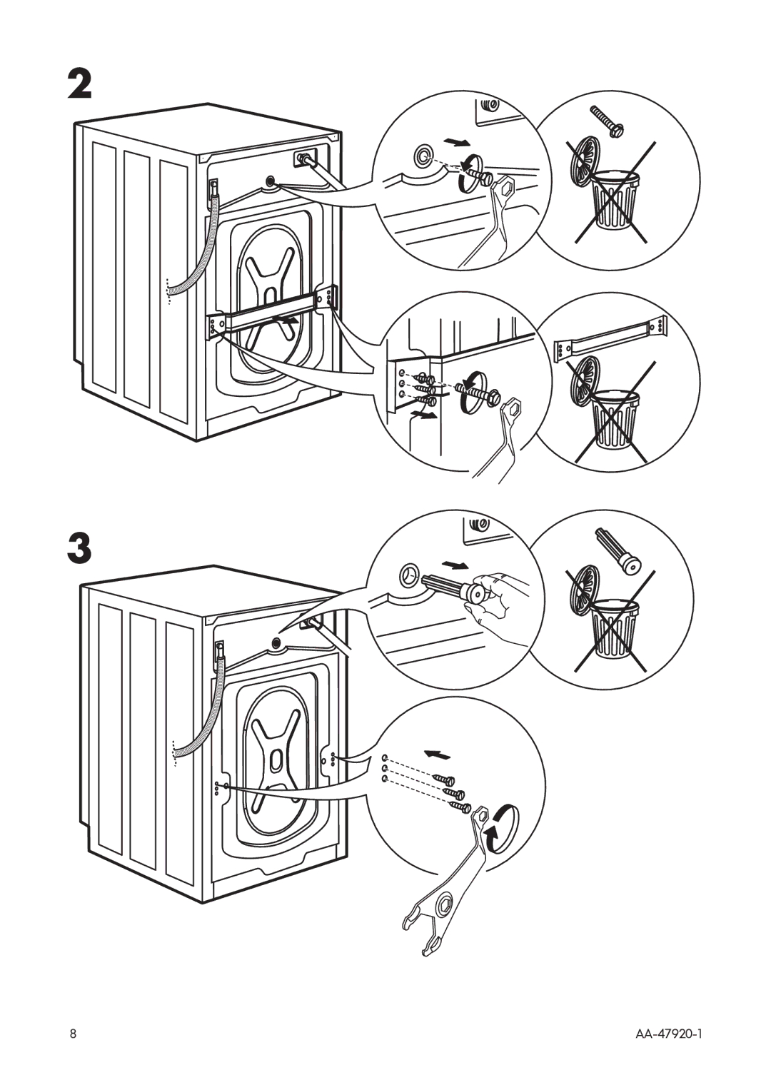 IKEA IWM60 manual AA-47920-1 