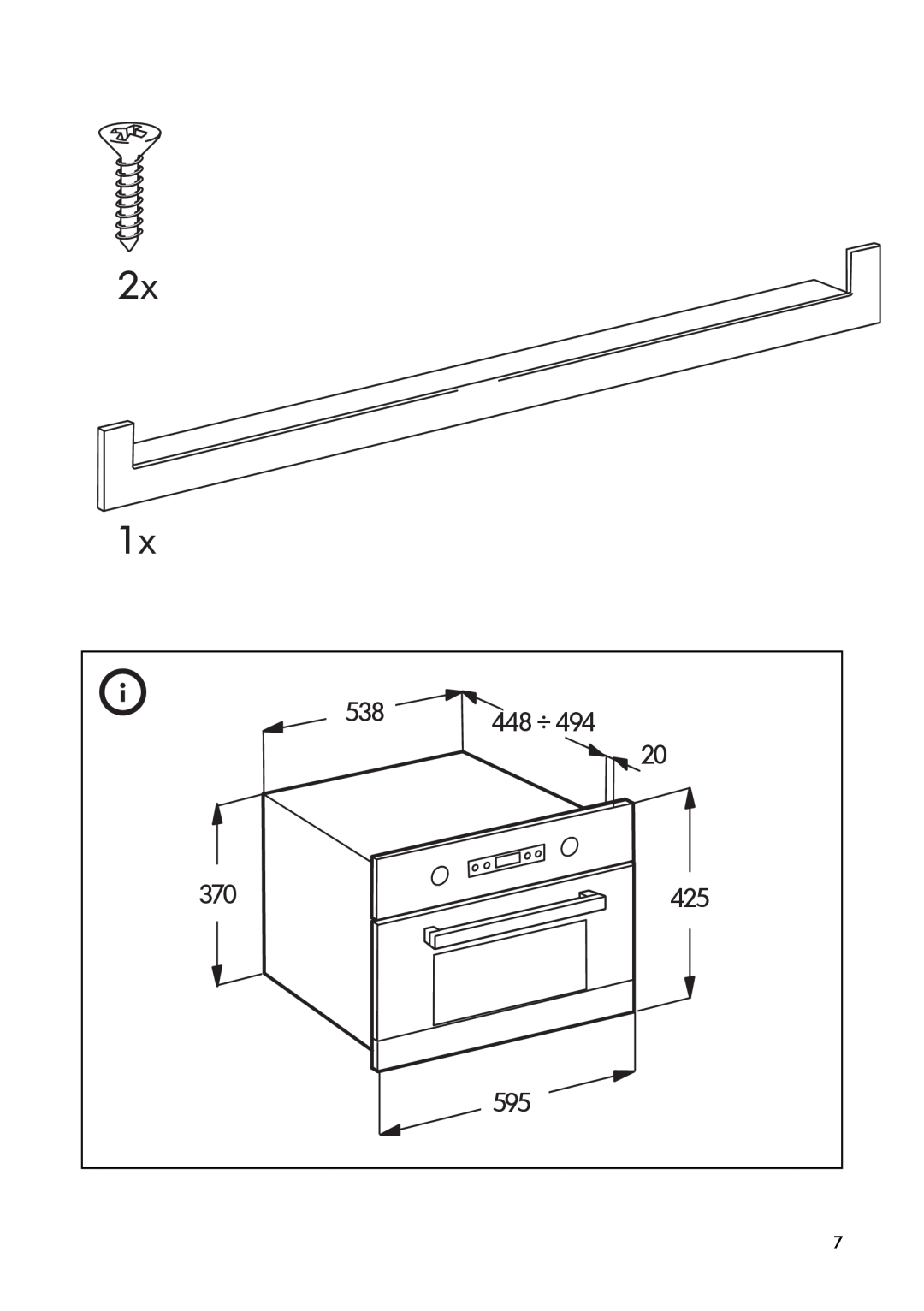 IKEA MW6 manual 2x, 448 ÷ 