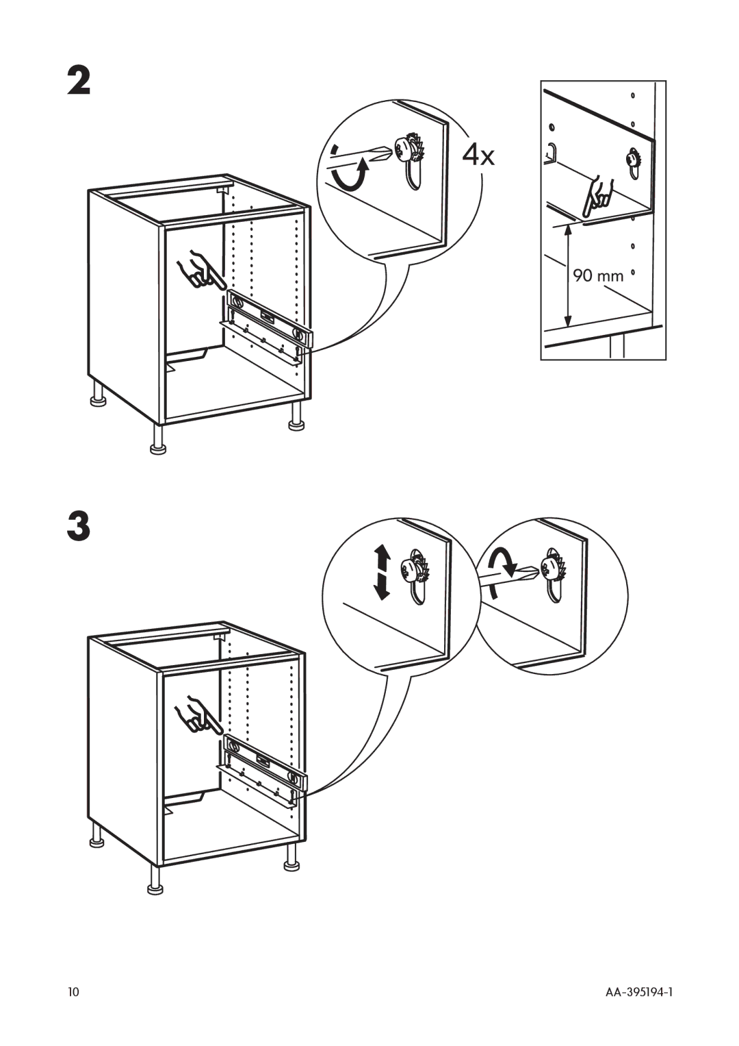 IKEA OV3 manual 90 mm 