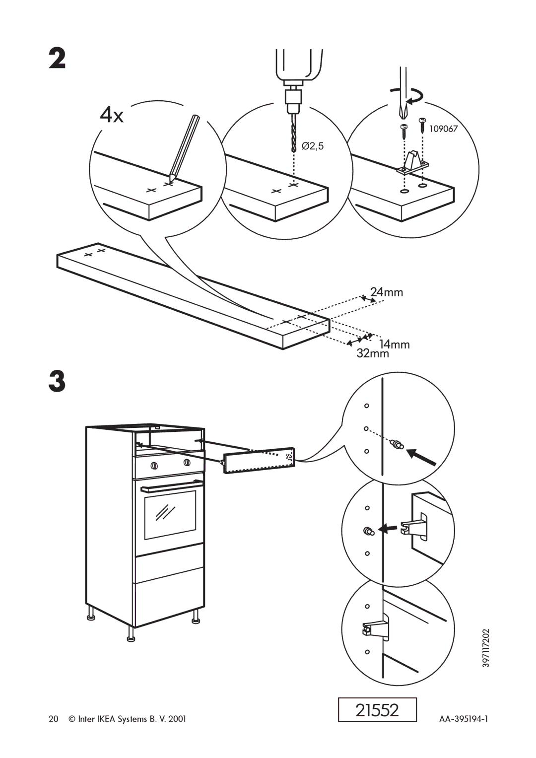 IKEA OV3 manual 21552 