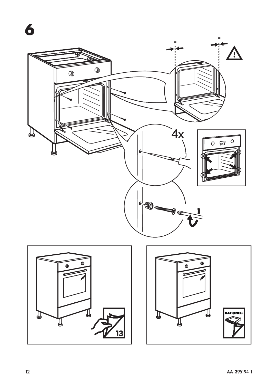 IKEA OV3 manual = =, AA-395194-1, Rationell 