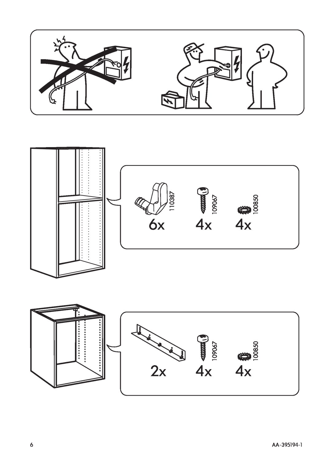 IKEA OV3 manual 6x 4x 2x, AA-395194-1 