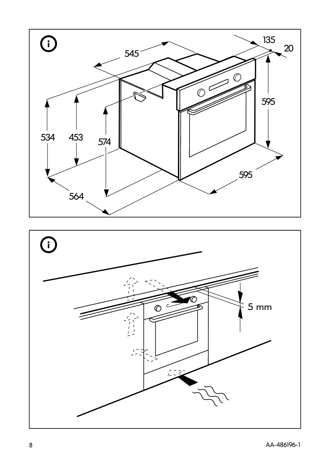 IKEA OV3, OV8, OV5 manual 135 545 595 534 453 574 564 