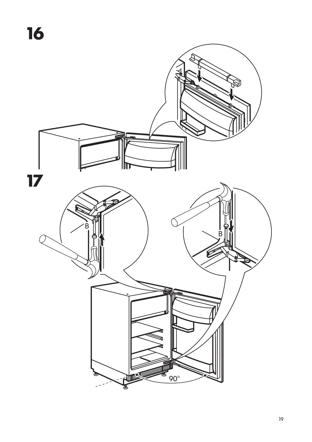 IKEA SC100/17 manual 90o 