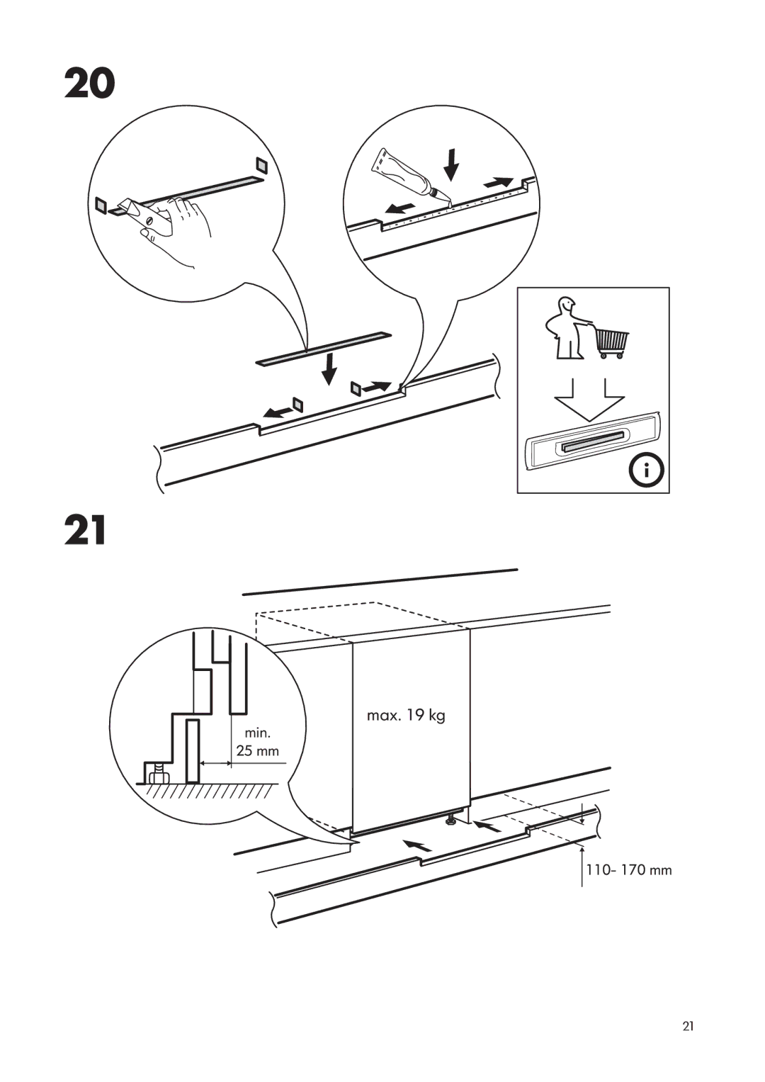 IKEA SC100/17 manual Max kg 