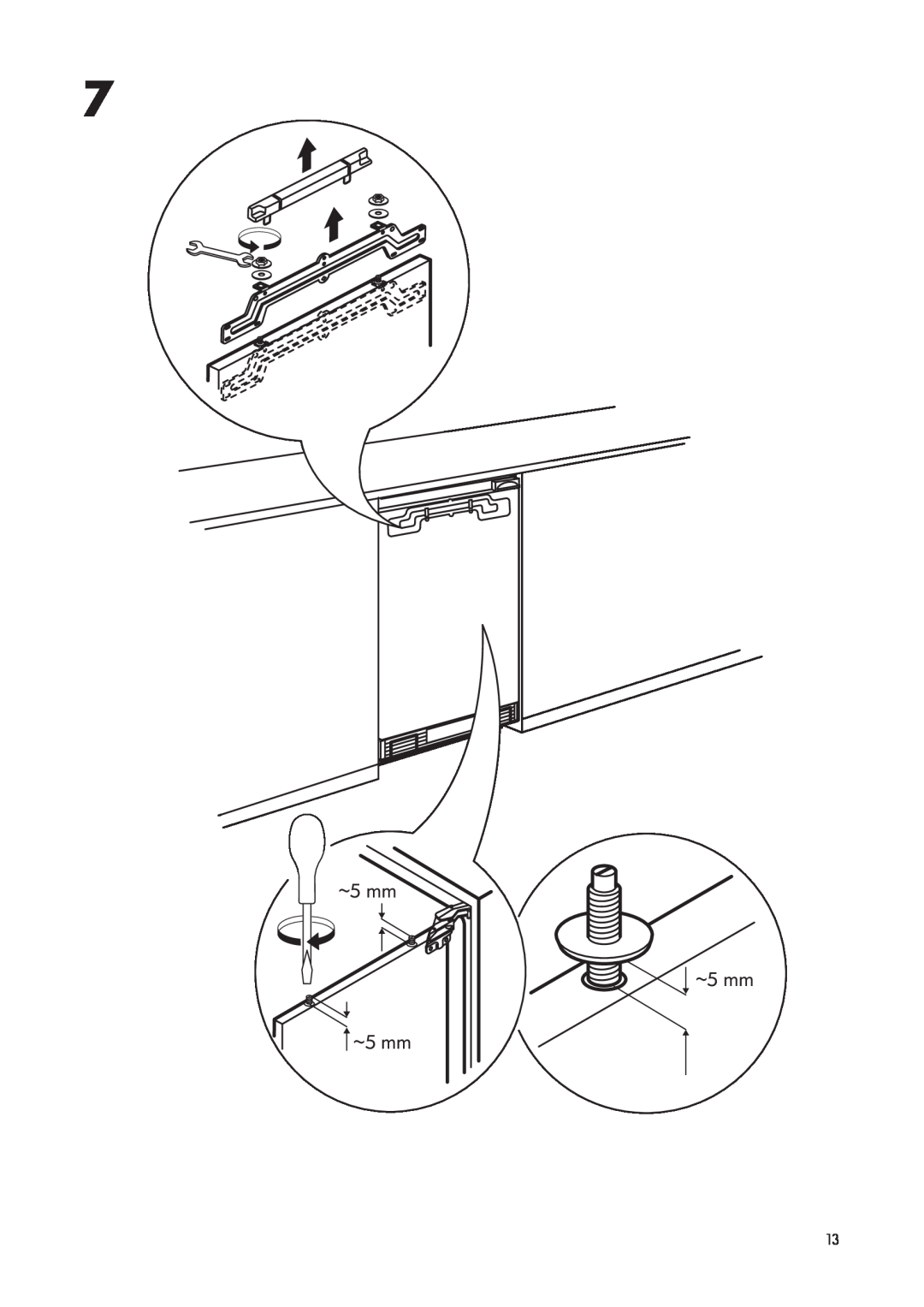 IKEA SF98 manual ~5 mm ~5 mm 