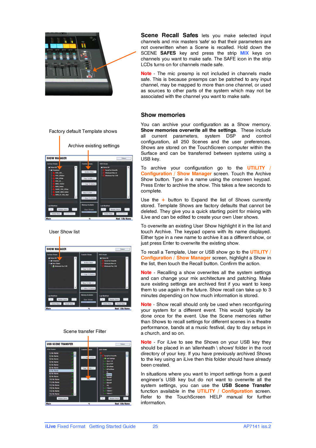 iLive AP7141 manual Show memories 