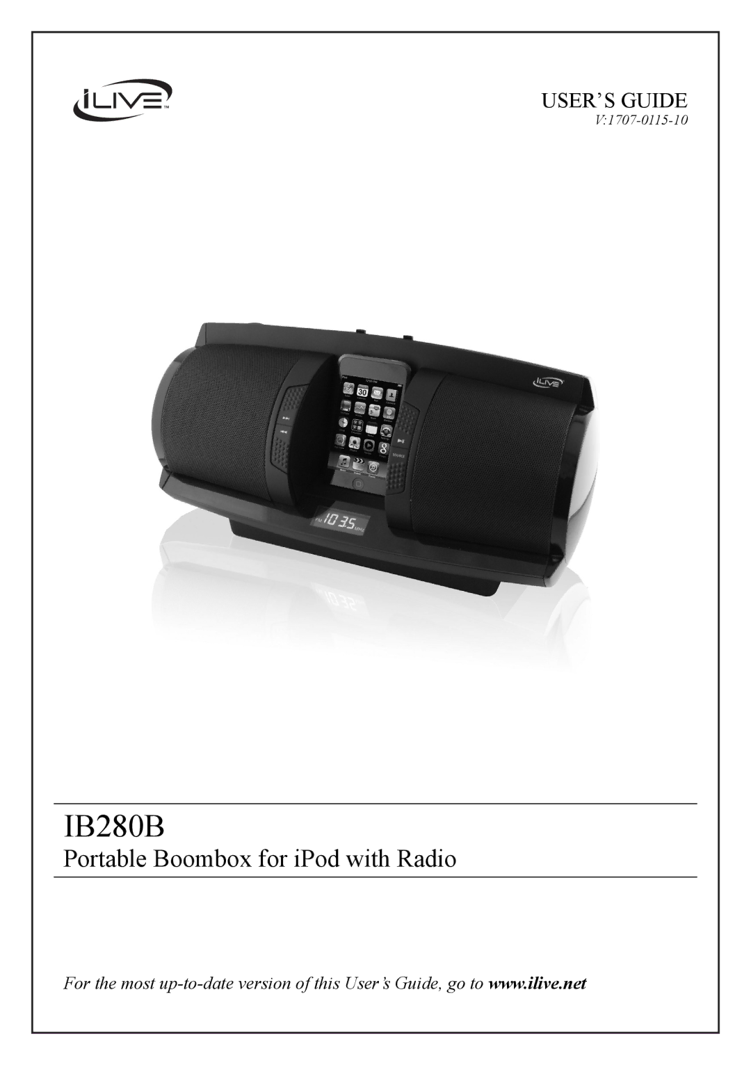 iLive IB280B manual 