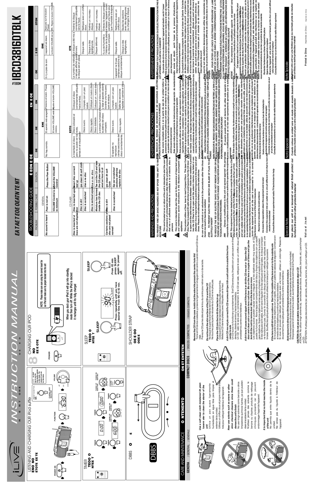 iLive IBCD3816DTBLK instruction manual 630 