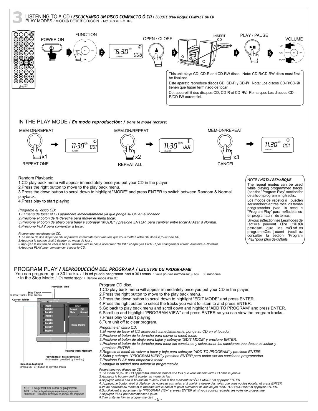 iLive iHMD8816DT-E1 instruction manual 630, Mem-Dn/Repeatmem-Dn/Repeatmem-Dn/Repeat 