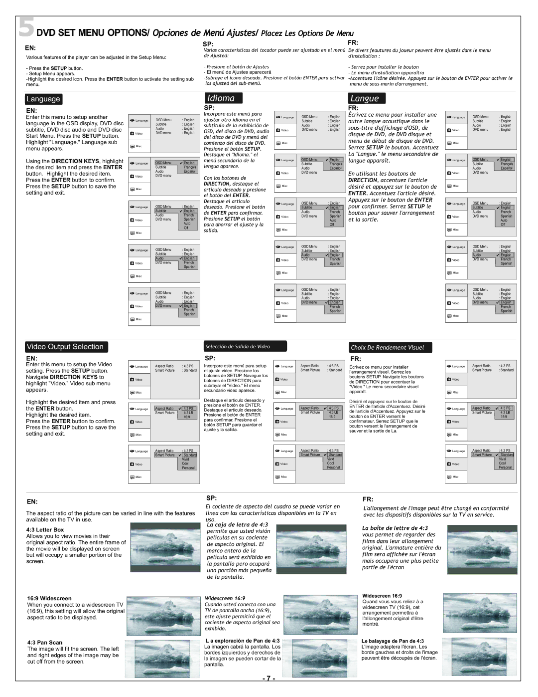 iLive iHMD8816DT-E1 instruction manual Idioma 