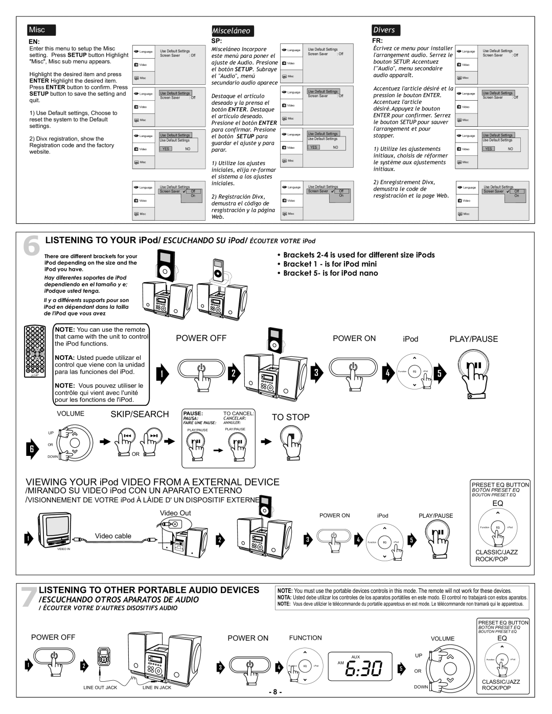 iLive iHMD8816DT-E1 instruction manual 630 