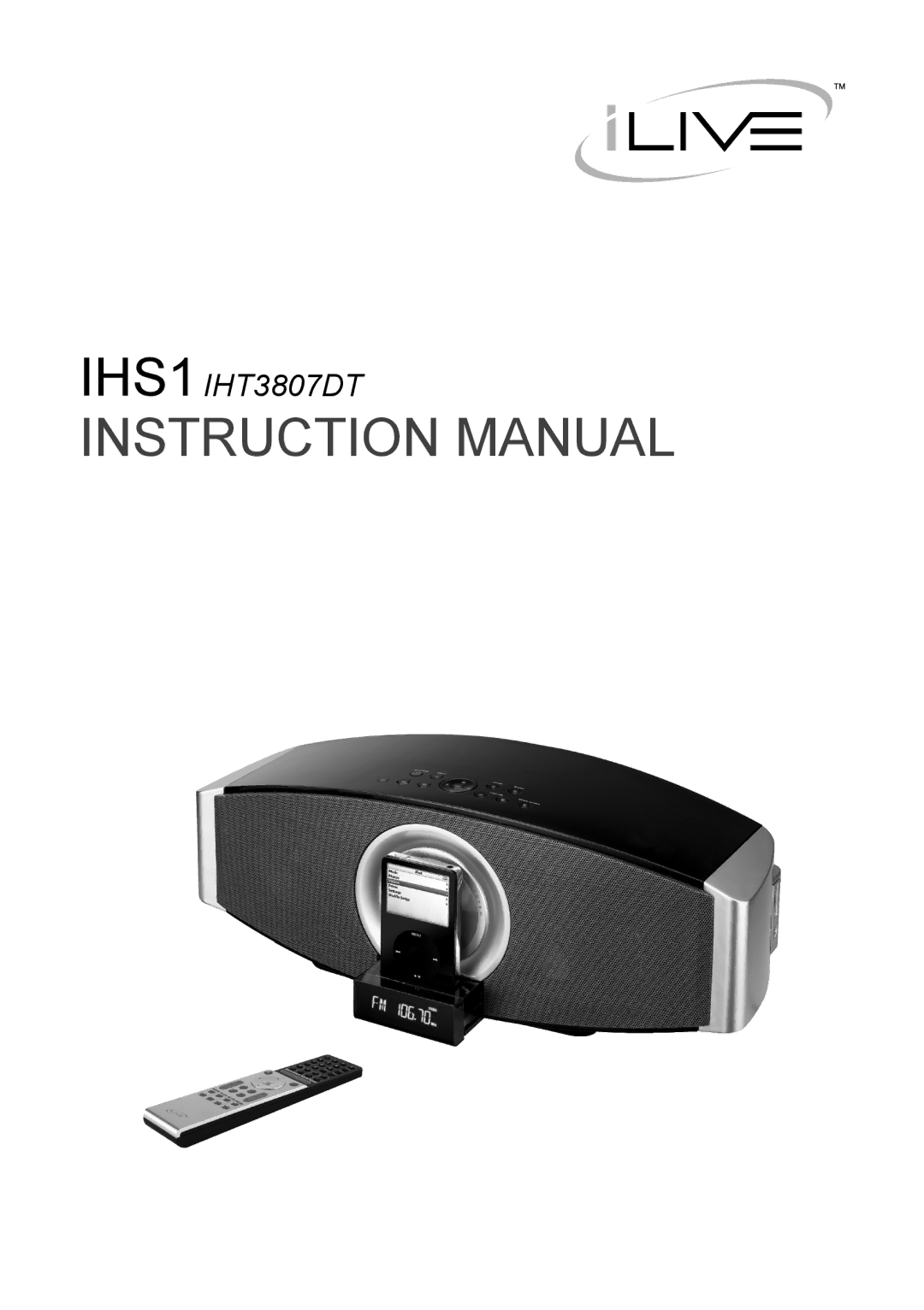 iLive IHS1 IHT3807DT instruction manual 