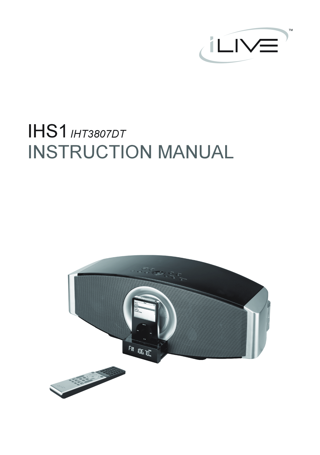 iLive IHS1 IHT3807DT instruction manual 