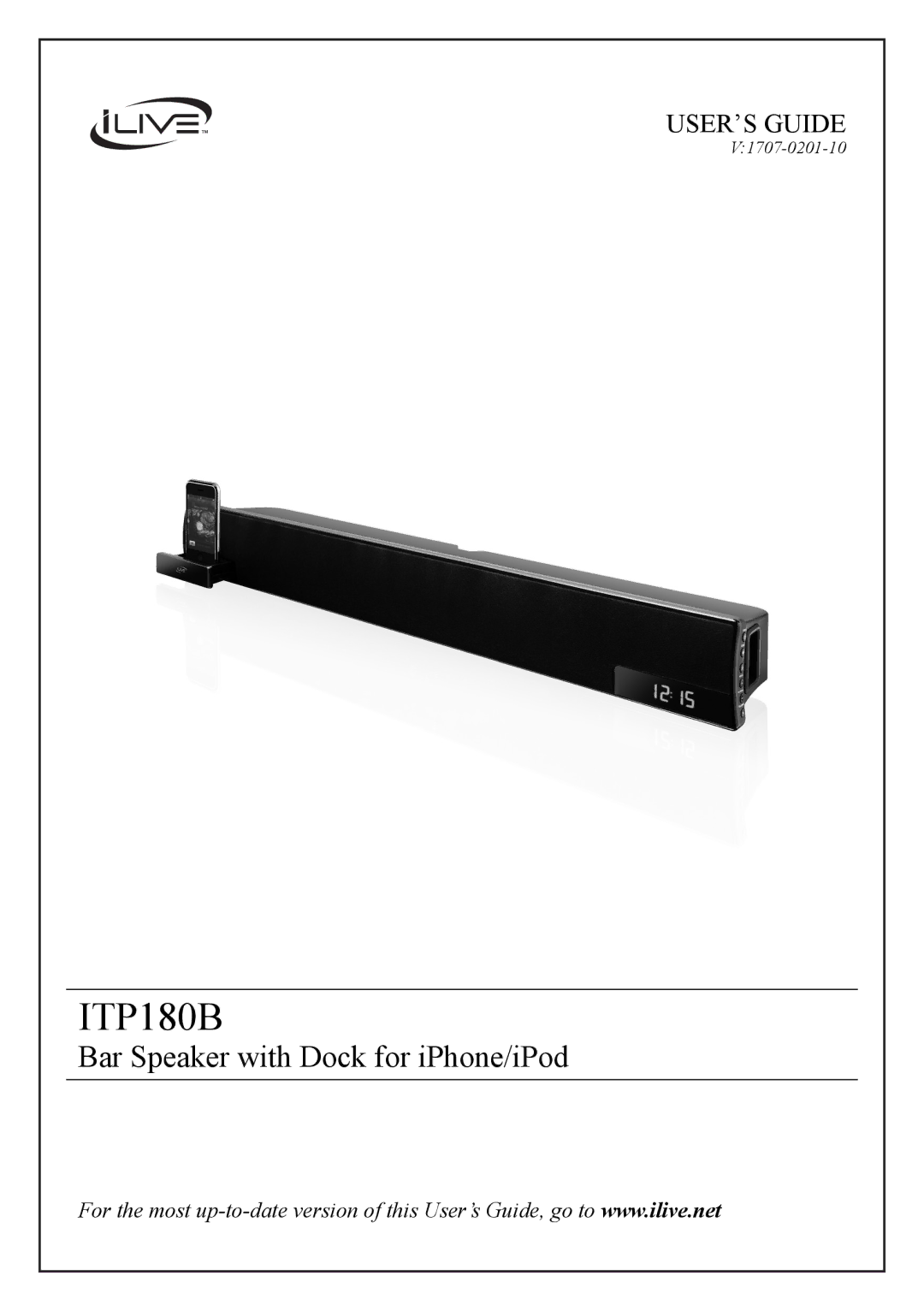 iLive ITP180B manual 