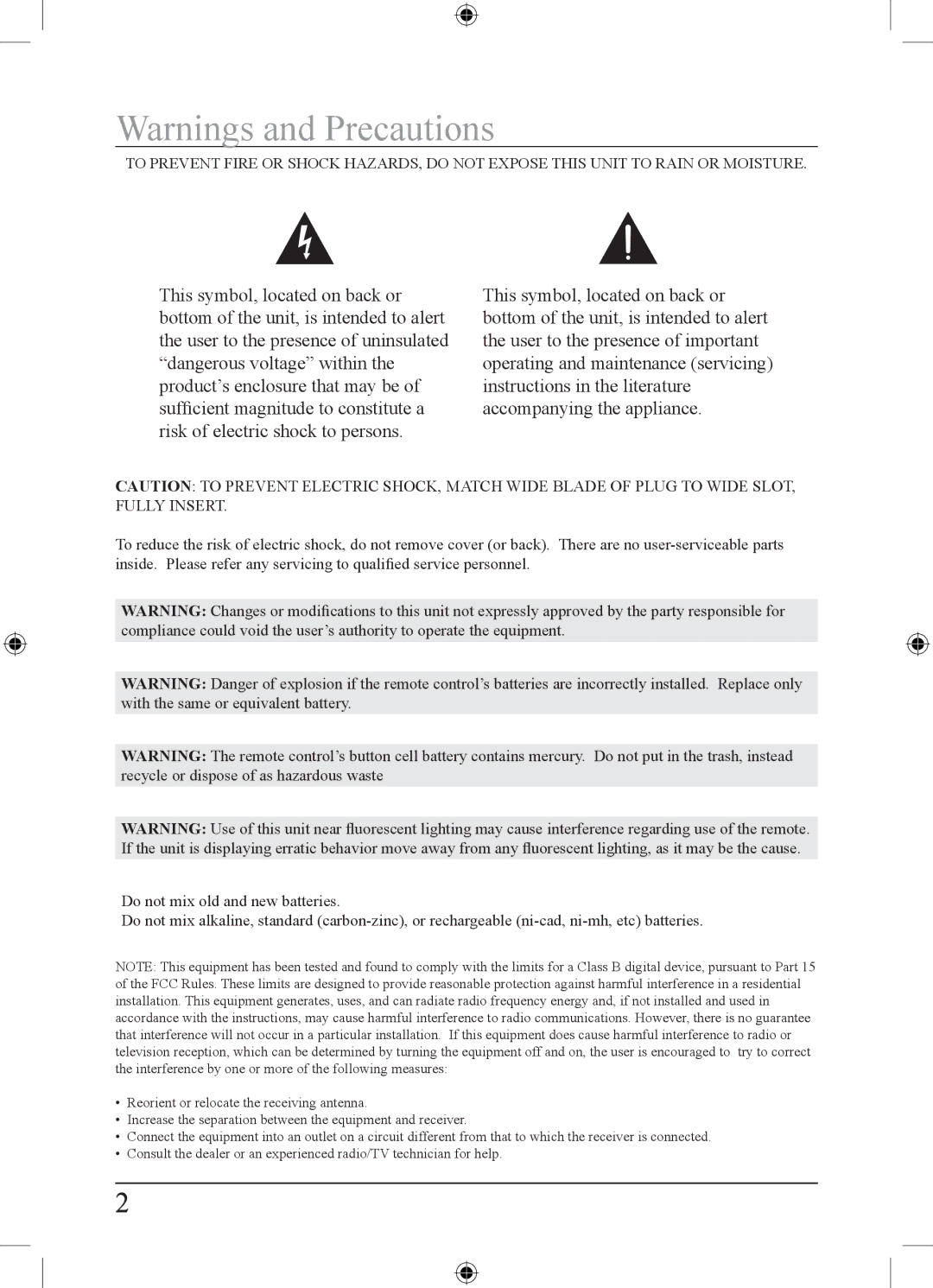 iLive NS108B important safety instructions 