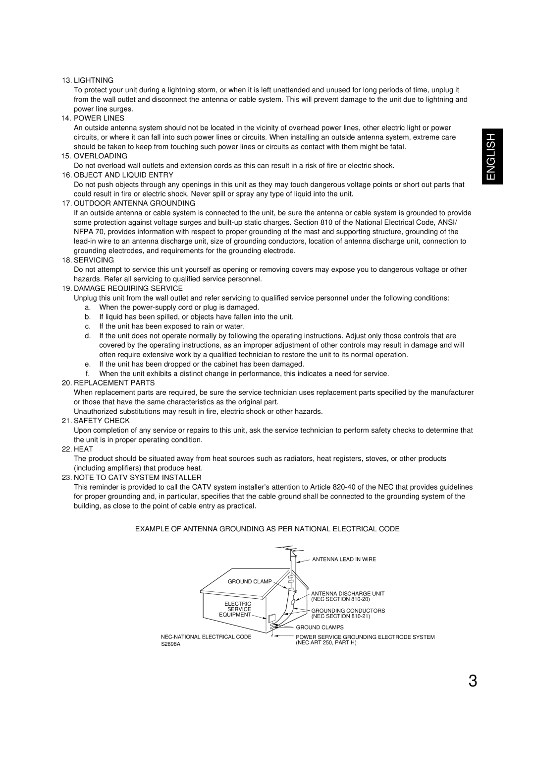 ILO DTV2784 owner manual English 