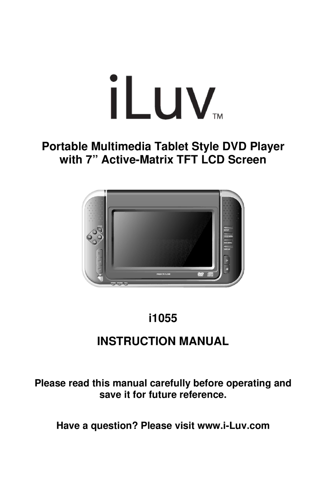 Iluv i1055 instruction manual 