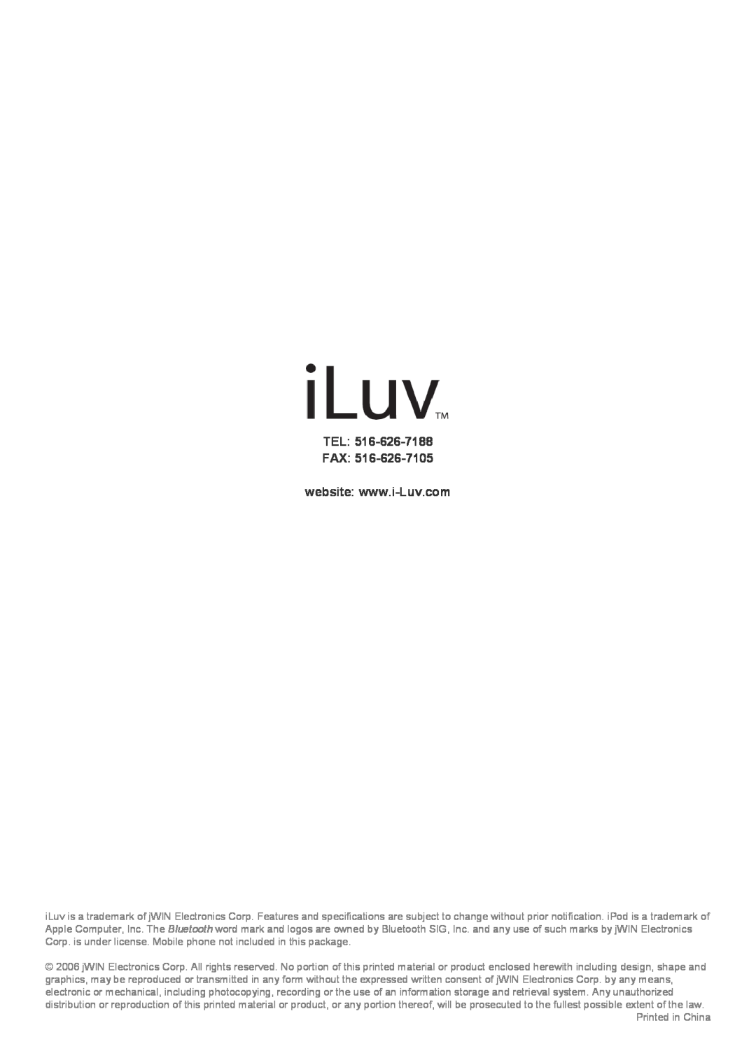Iluv i913 instruction manual 