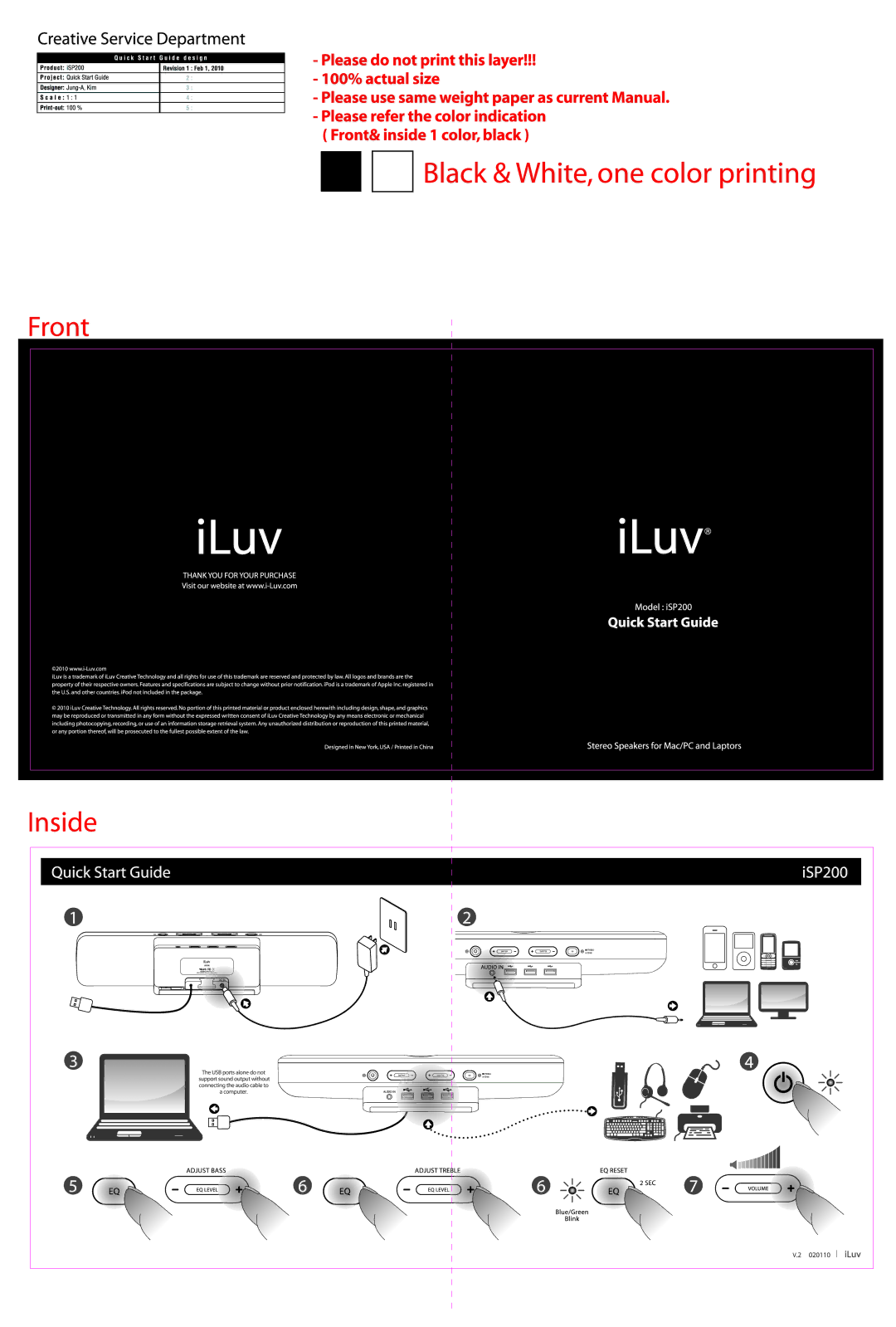 Iluv ISP200 manual 