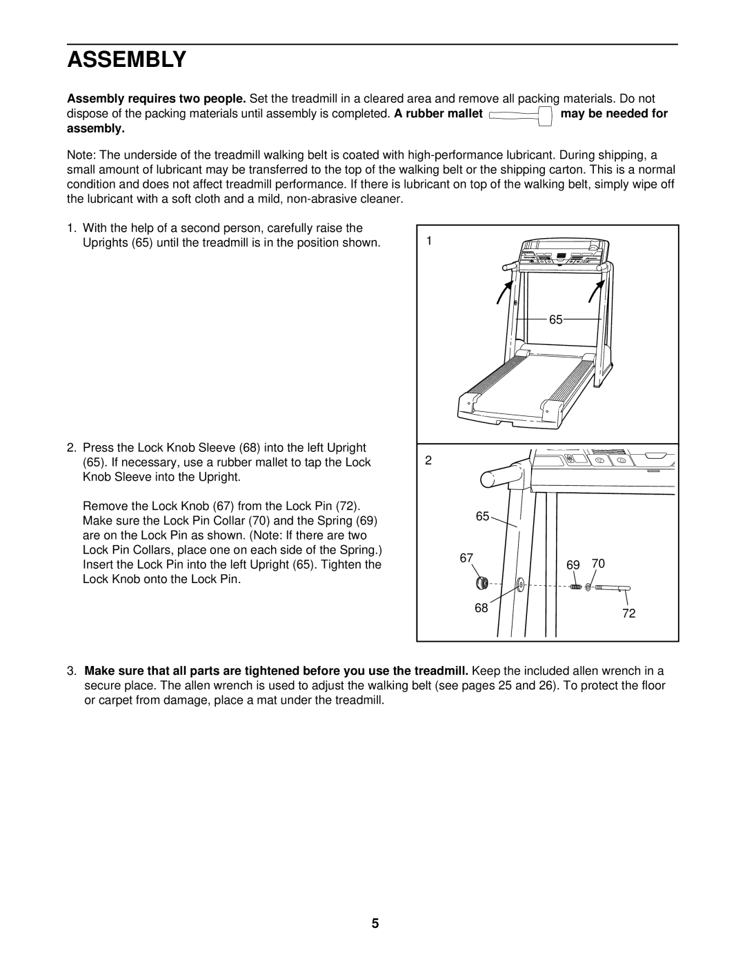 Image 10.8QL user manual Assembly 