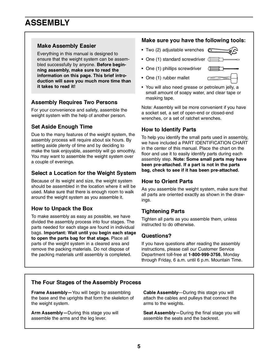 Image 8.0 user manual Make Assembly Easier 