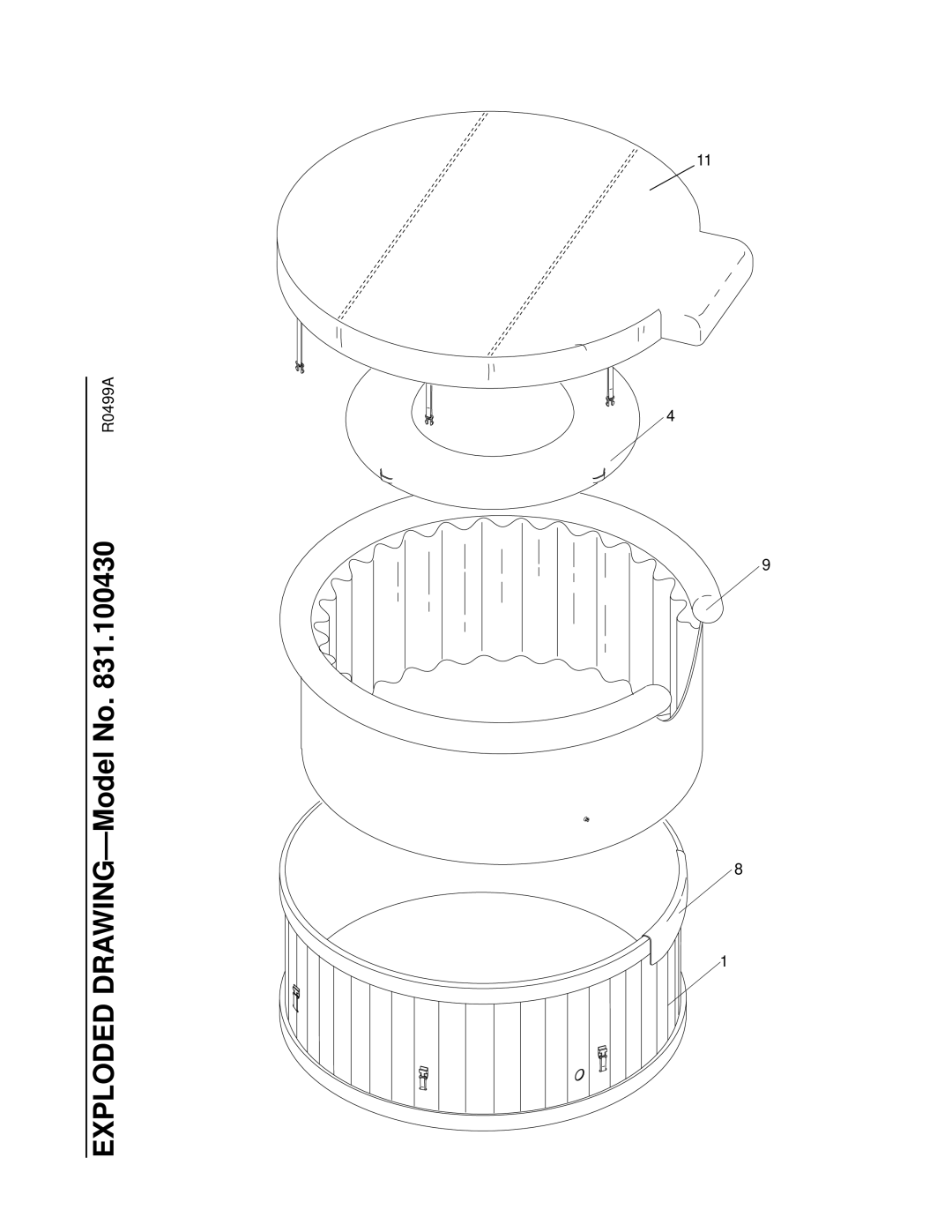 Image 831.100430 user manual R0499A 