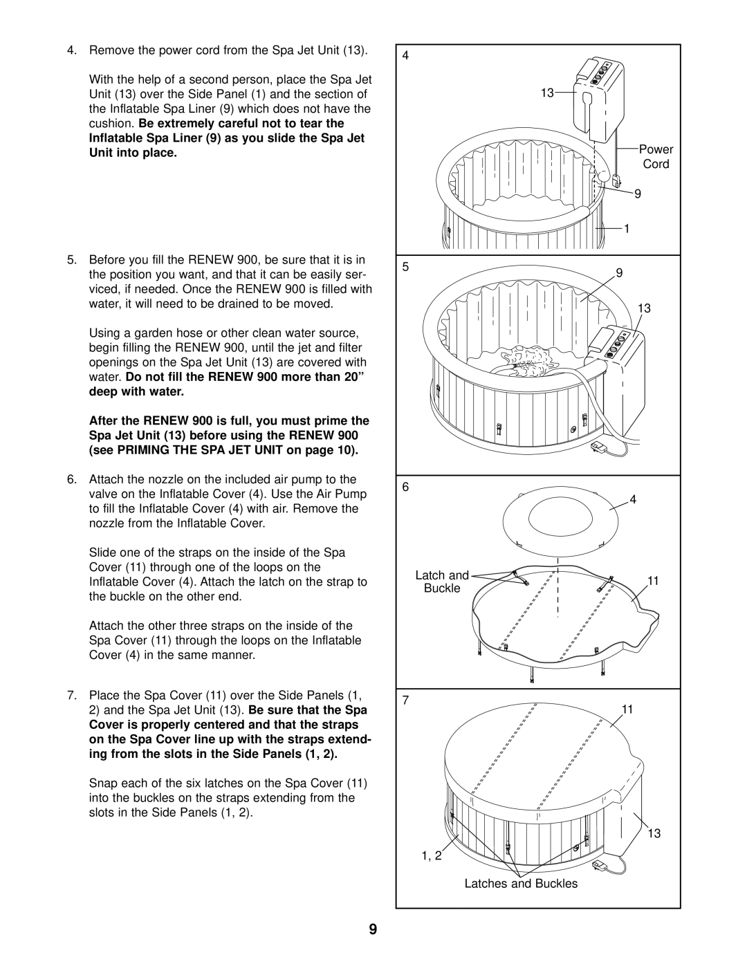 Image 831.100430 user manual Latches and Buckles 