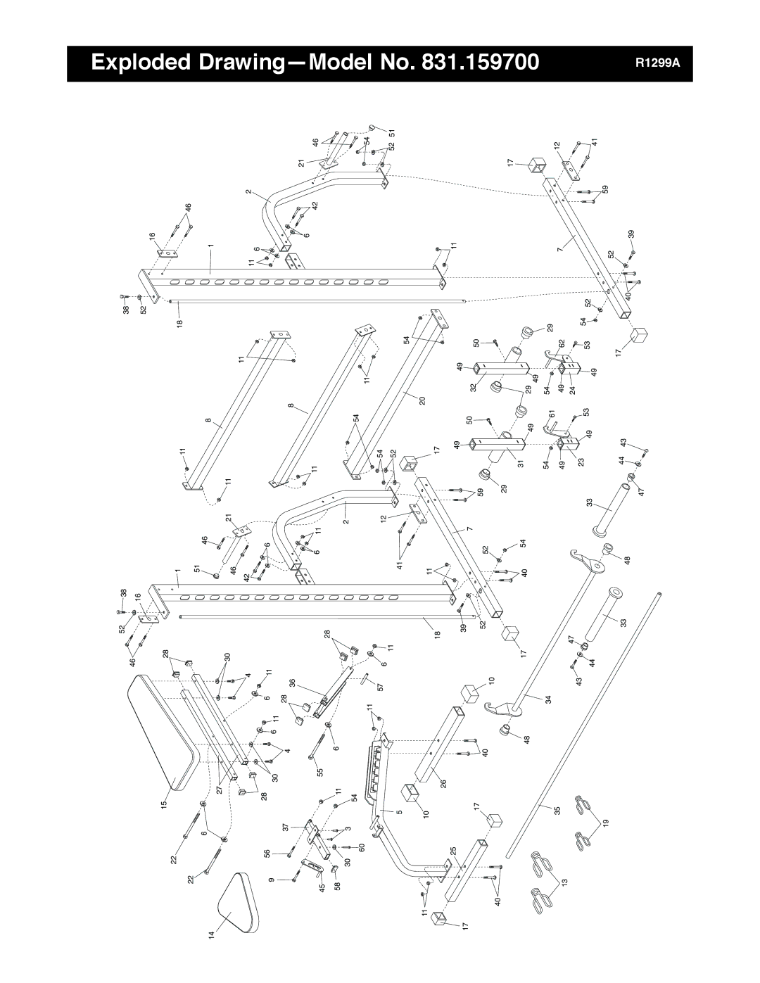 Image 831.159700 user manual Exploded Drawing-Model No 