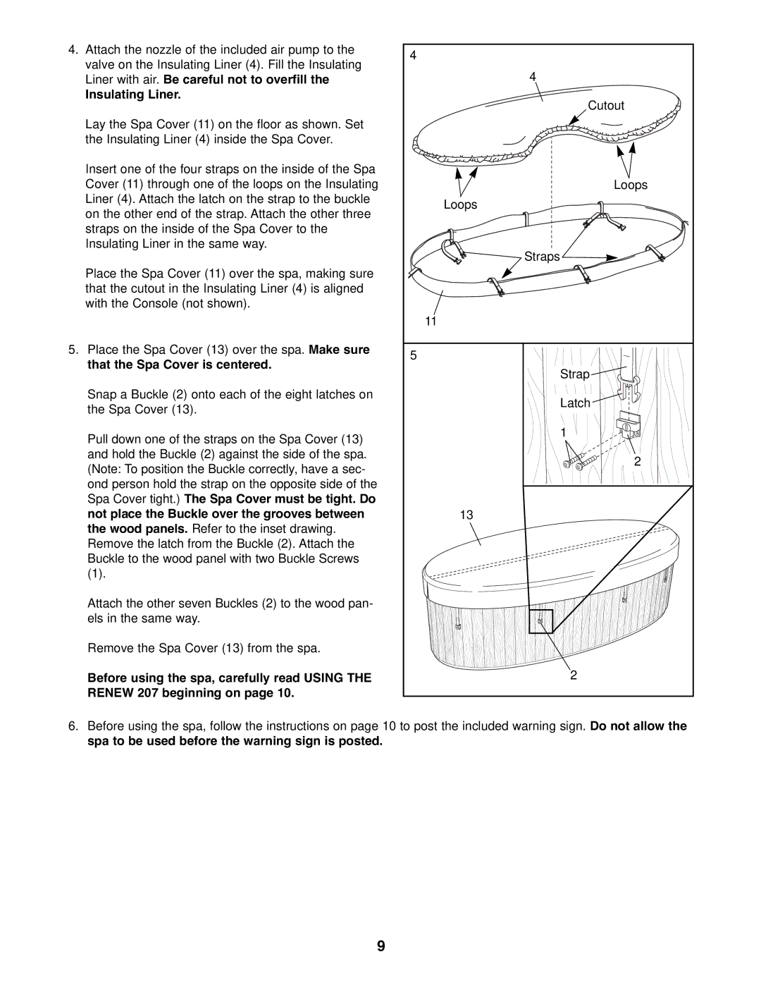 Image 831.21007 manual Insulating Liner 