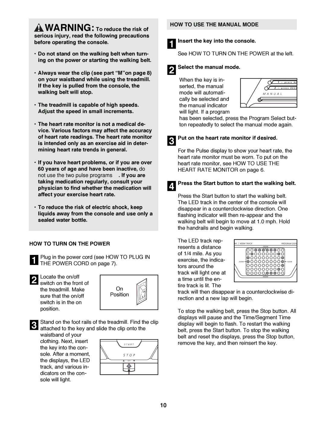 Image 831.299351 user manual HOW to Turn on the Power, HOW to USE the Manual Mode 