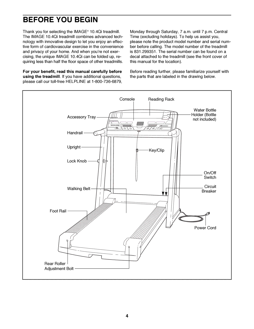 Image 831.299351 user manual Before YOU Begin 