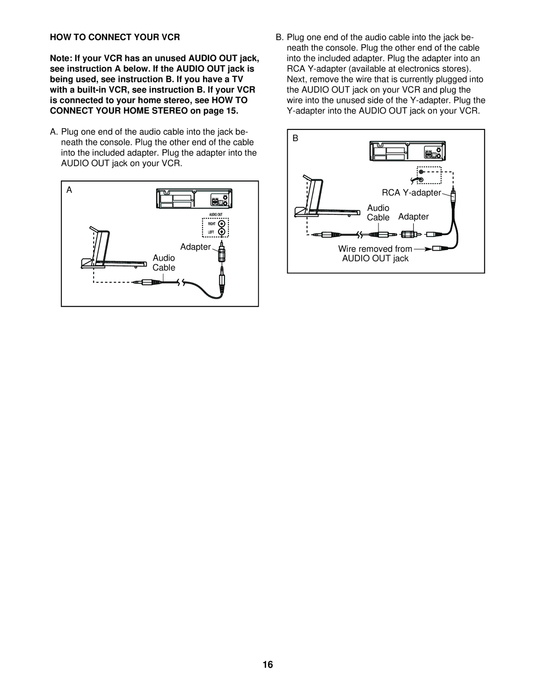 Image ICTL39523 user manual HOW to Connect Your VCR, Adapter Audio Cable 