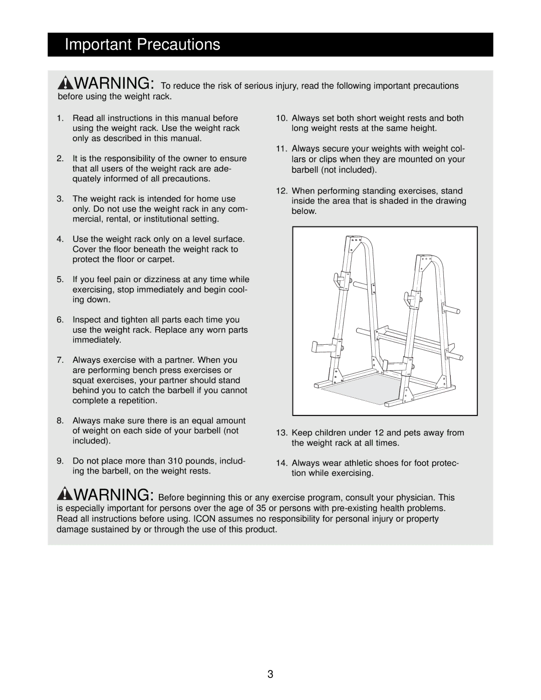 Image IMBE19500 manual Important Precautions 