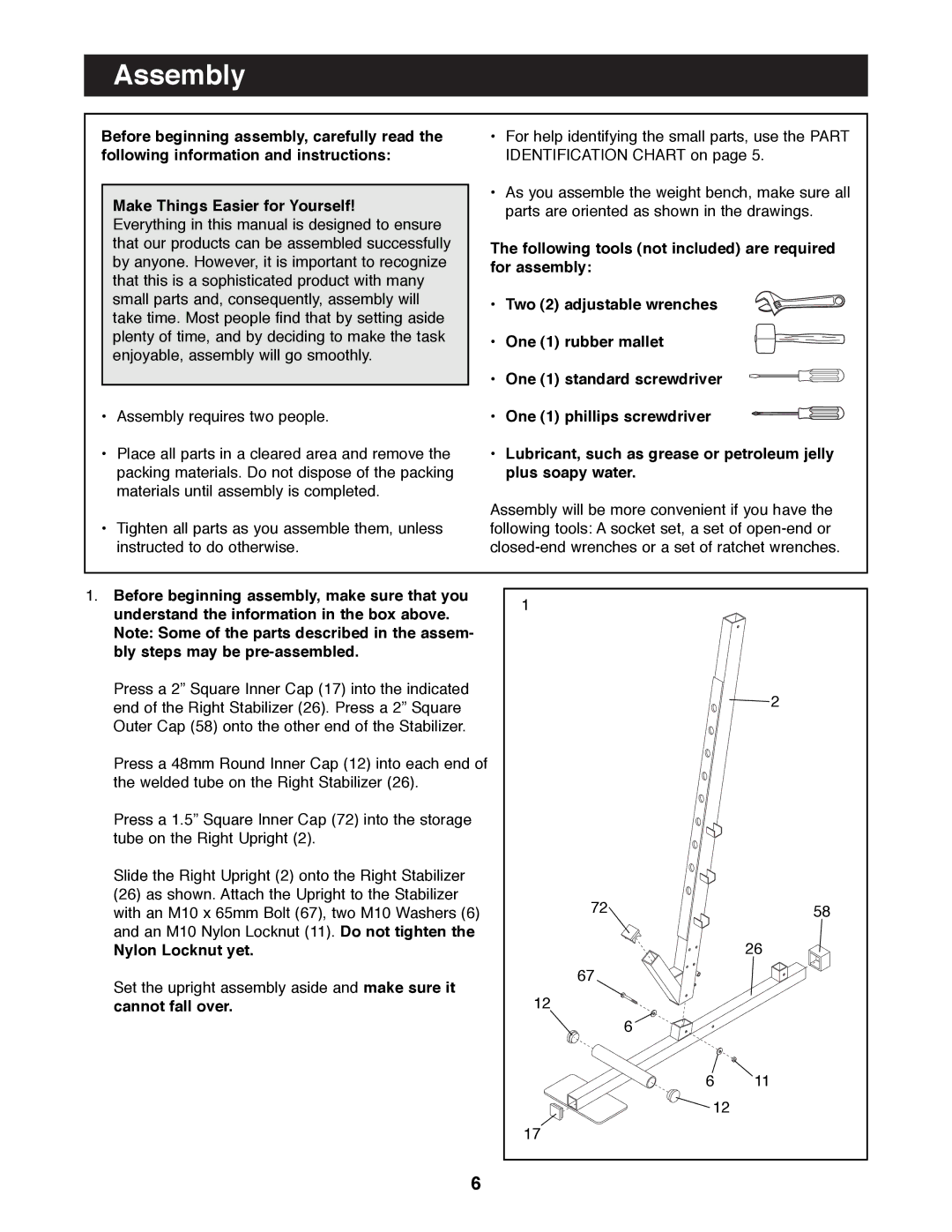 Image IMBE40890 manual Assembly, Nylon Locknut yet 