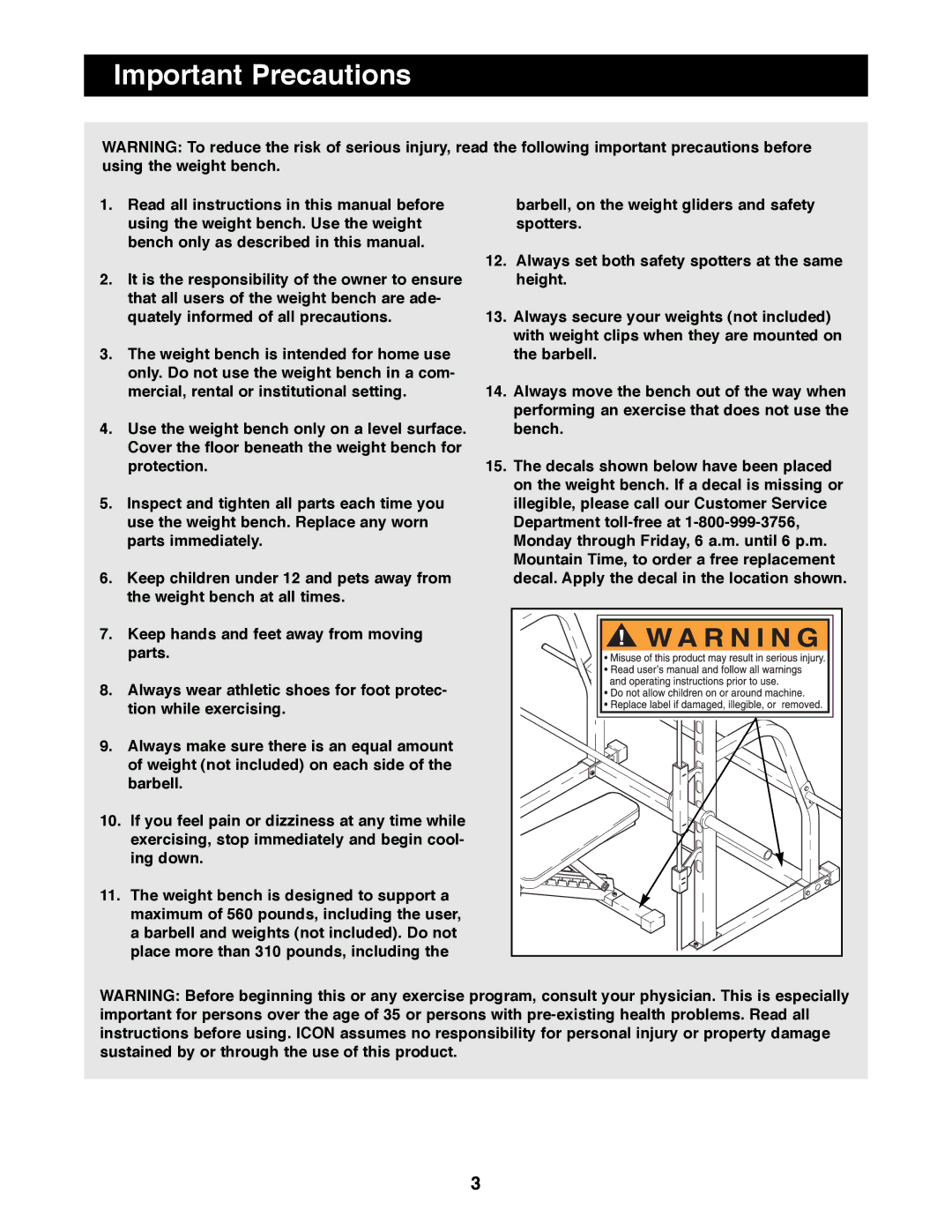 Image IMBE41990 manual Important Precautions 