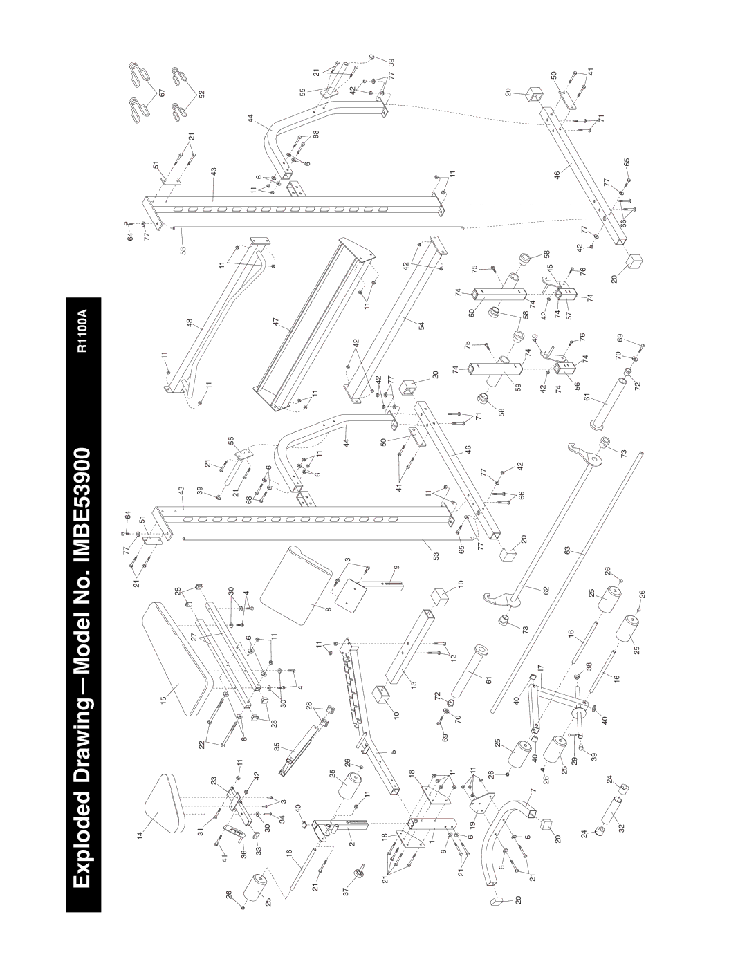 Image manual Exploded DrawingÑModel No. IMBE53900 