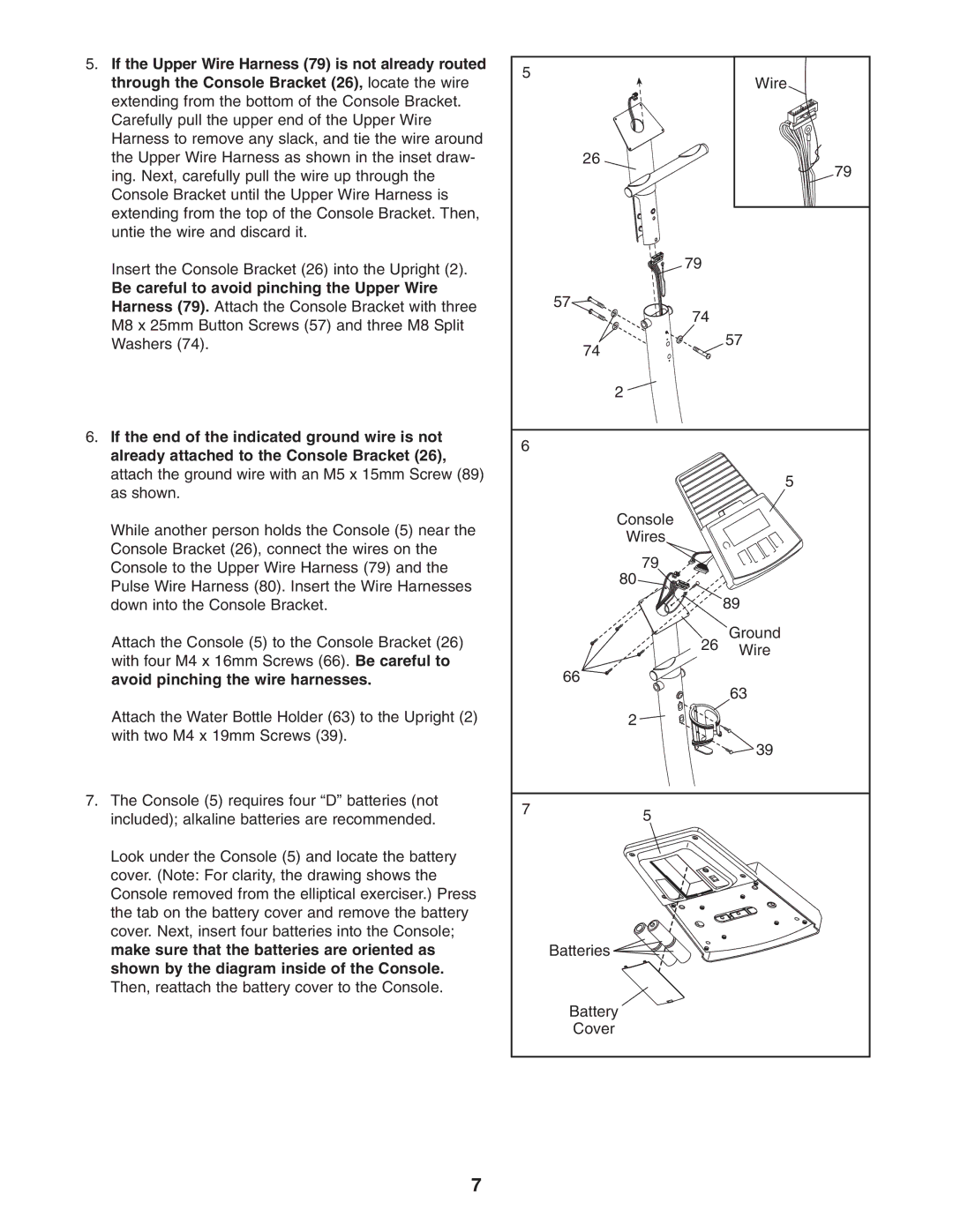 Image IMEL2105.1 user manual Insert the Console Bracket 26 into the Upright 