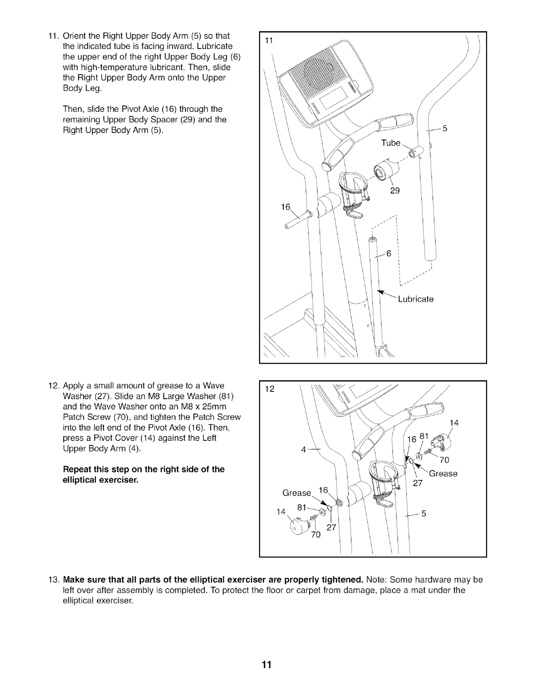 Image IMEL3906.0 user manual Grease 