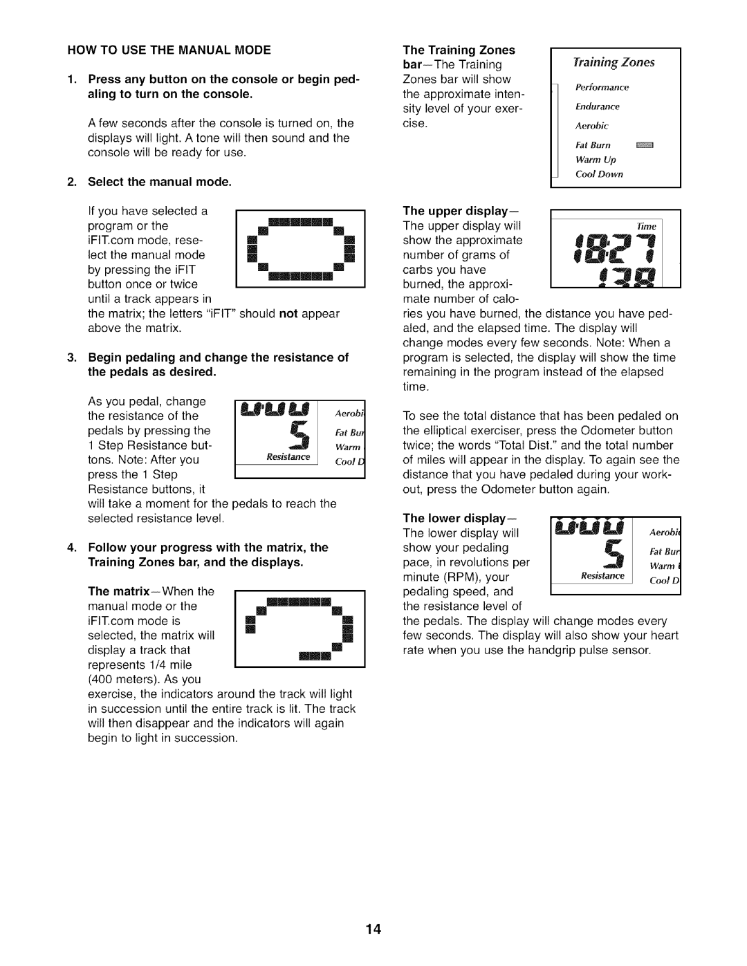 Image IMEL3906.0 user manual HOW to USE the Manual Mode 