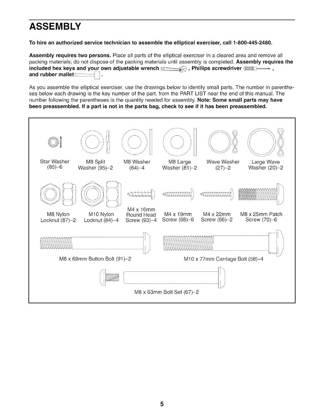 Image IMEL3906.0 user manual Assembly, Phillips screwdriver 