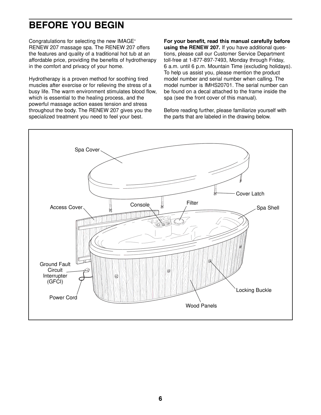 Image IMHS20701 manual Before YOU Begin 