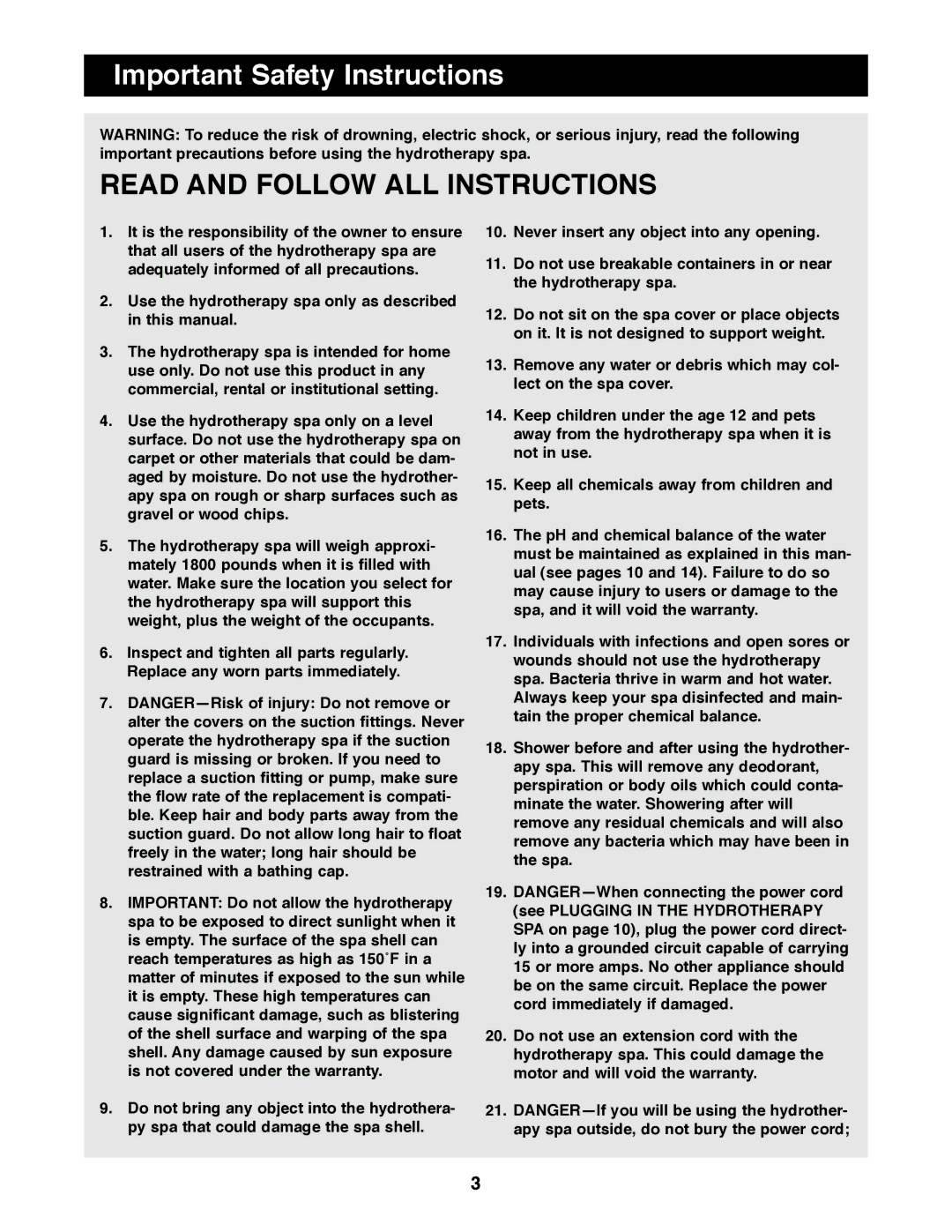 Image IMHS40090 manual Important Safety Instructions, Read and Follow ALL Instructions 