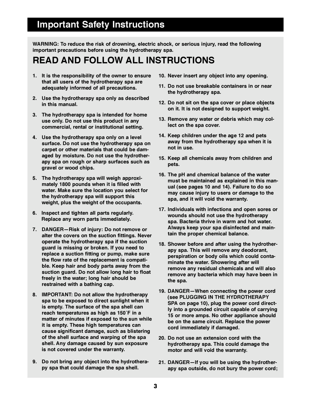 Image IMHS40090 manual Important Safety Instructions, Read And Follow All Instructions 