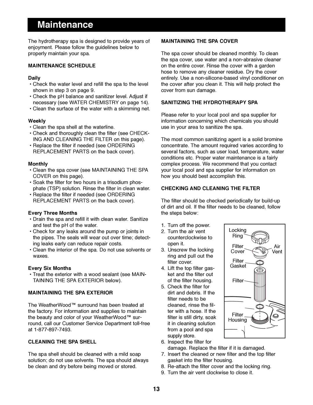 Image IMHS45590 manual Maintenance 