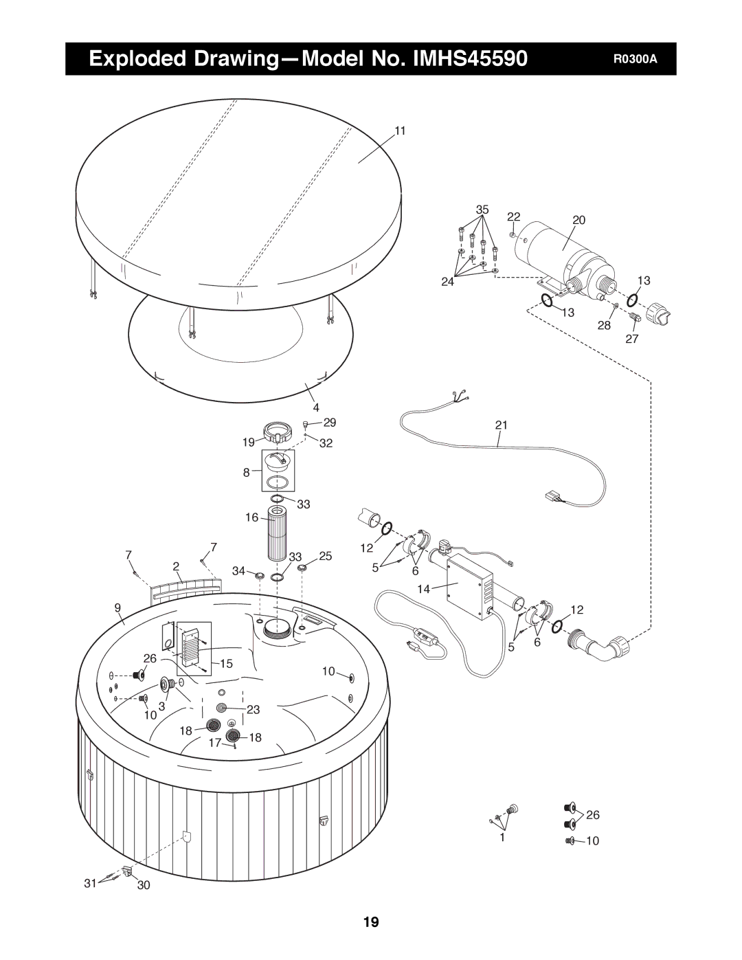 Image manual Exploded DrawingÑModel No. IMHS45590 