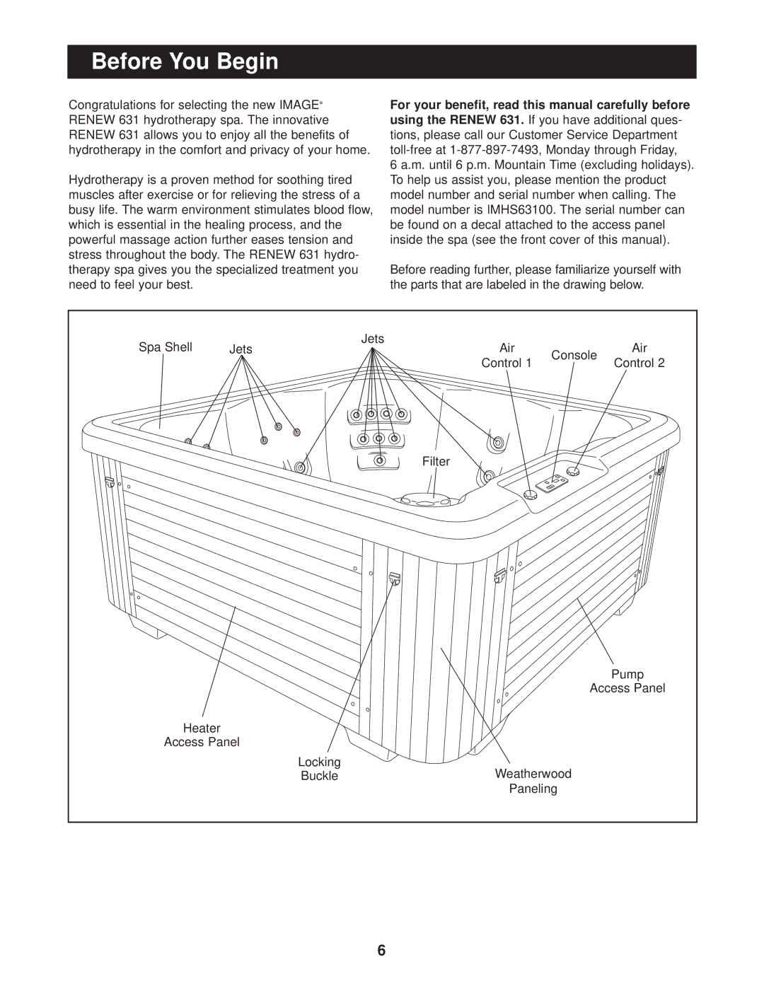 Image IMHS63100 user manual Before You Begin 