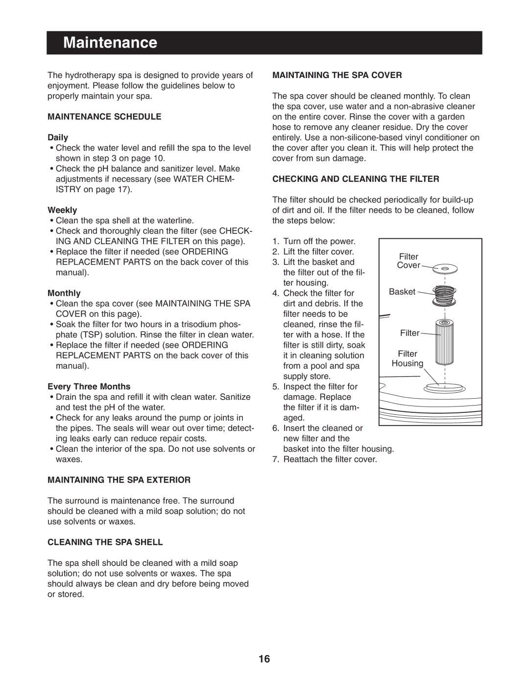 Image IMSB53950 user manual Maintenance 