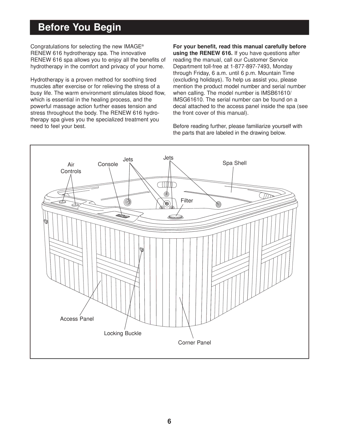 Image IMSB61610, IMSG61610 user manual Before You Begin 