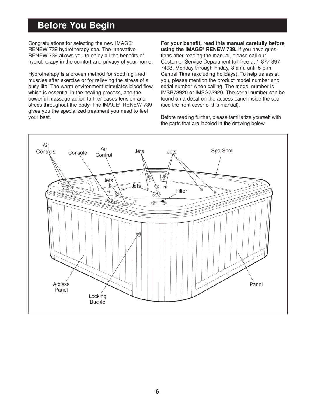 Image IMSG73920, IMSB73920 user manual Before You Begin 